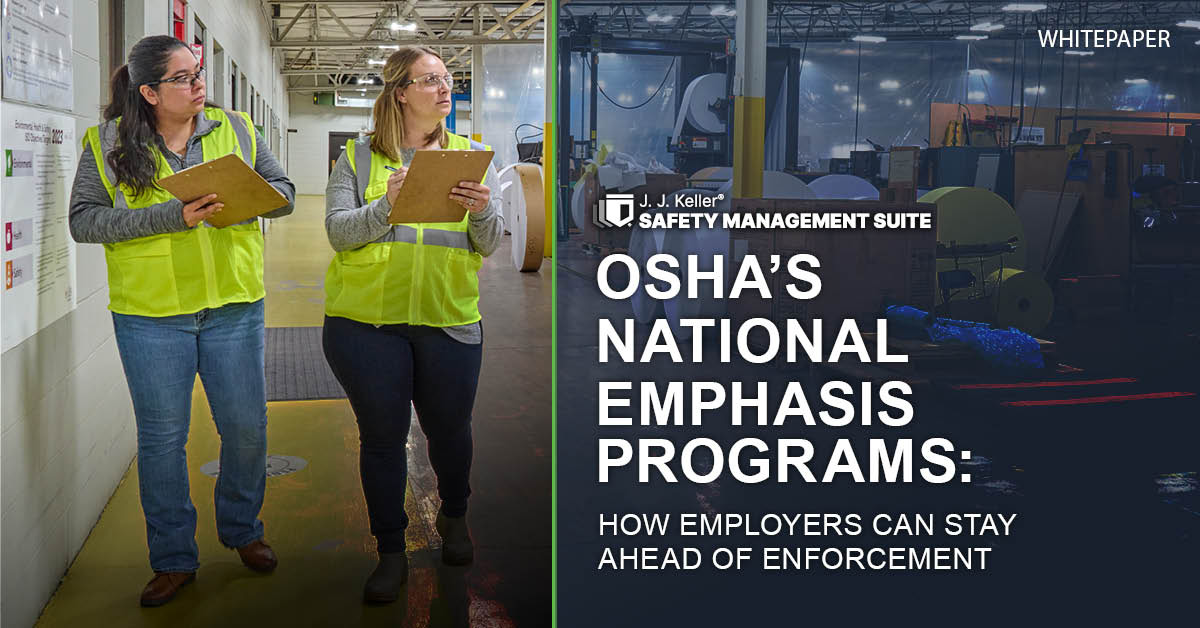 OSHA’s National Emphasis Programs | Free Whitepaper