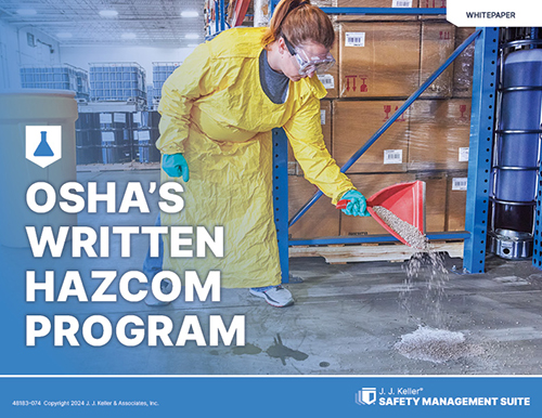 OSHA's Written HazCom Whitepaper Cover